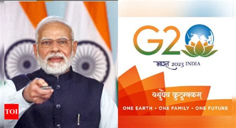 G20 Summit 2023: PM Modi unveils logo, theme and website of India's G20 ...