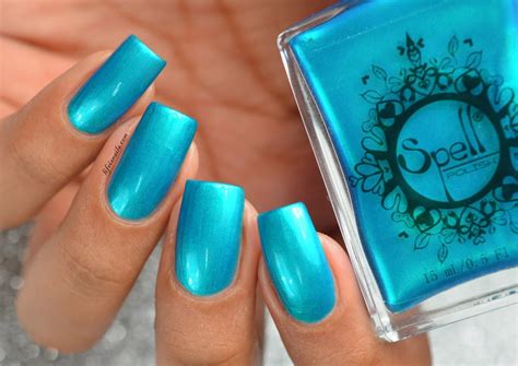 ~The Edge of the Sky~ deep teal/turquoise/blue chrome nail polish ...