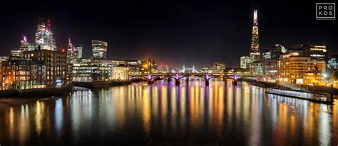 London Skyline At Night Shard