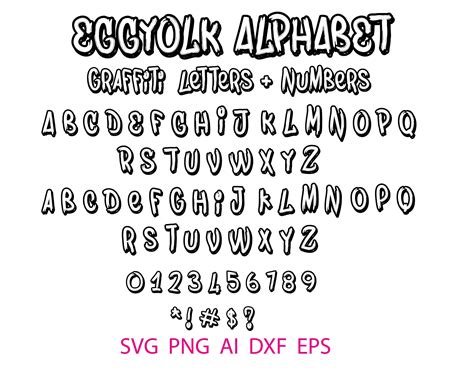 Cool Graffiti Fonts Alphabet