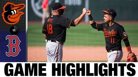 Orioles score five early runs in 7-2 win | Orioles-Red Sox Game ...