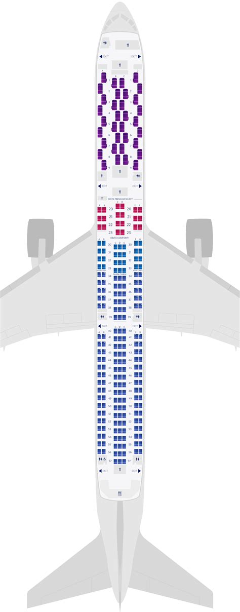 Delta Airlines Boeing 767 400 Seating Chart | Brokeasshome.com