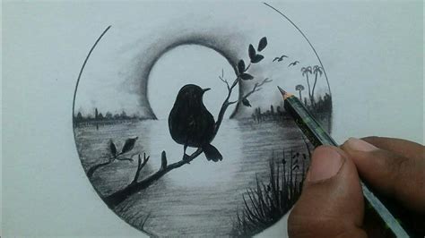 Simple Pencil Drawing Pictures Nature ~ Pencil Nature Drawing Drawings ...