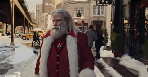 John Travolta's Santa Commercial Was A Saturday Night Fever Reunion