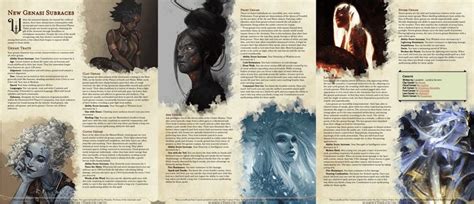 Genasi Variants | Six Genasi Subraces for an Island Campaign ...