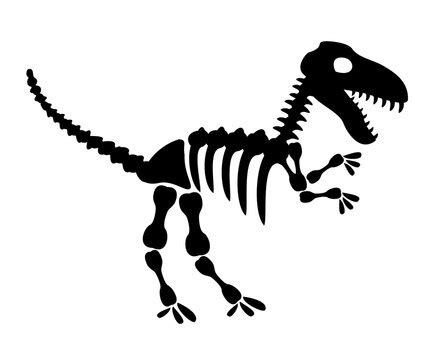 T Rex Skeleton Clipart