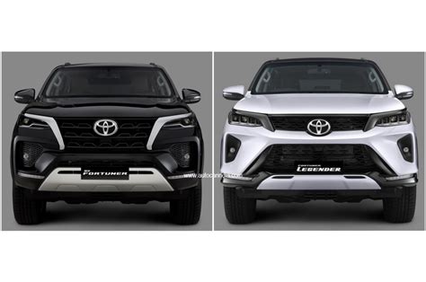 2021 Toyota Fortuner vs Fortuner Legender: How different are they ...