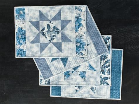 Free Quilt Pattern: Scrappy Ohio Star Placemats | I Sew Free Easy ...