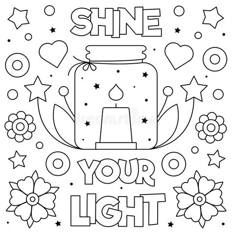 Let Your Light Shine Coloring Coloring Pages