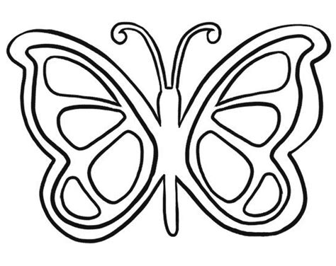 Butterfly Templates Coloring Pages For Kids And For Adults Coloring