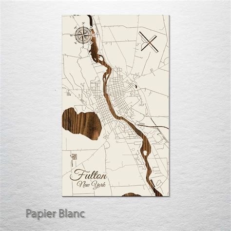 Fulton, New York Street Map – Fire & Pine