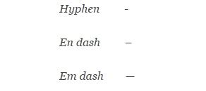 Hyphen or dash: What’s the difference, and when to use which ...