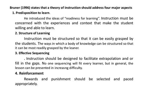 Cognitive development jerome s bruner