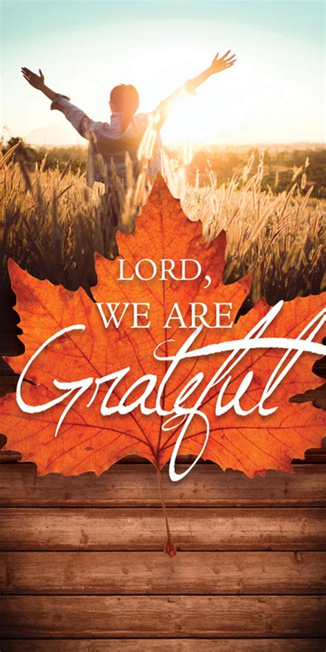 Church Banner - Fall & Thanksgiving - Grateful