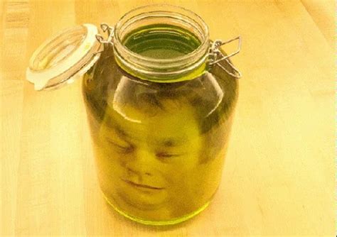 Terrify Your Guests With A Ghoulish Great- The DIY Head In A Jar ...