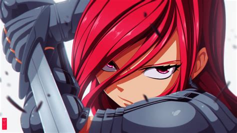 Erza Scarlet Wallpaper HD - WallpaperSafari