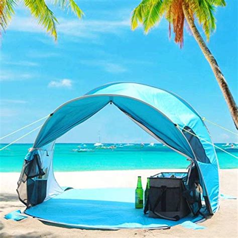 WolfWise UPF 50+ Easy Pop Up Beach Tent Instant Sun Shelter Tent ...