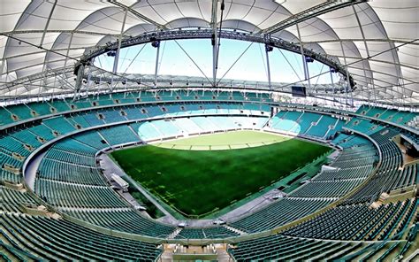 Download wallpapers Arena Fonte Nova, view inside, Bahia stadium ...