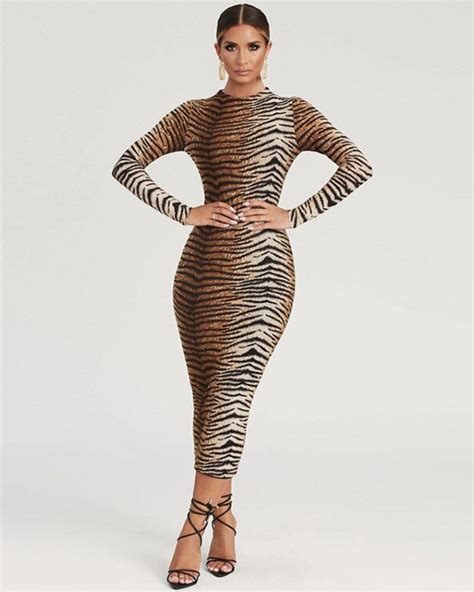 Tiger Print Dress – Doll Up Boutique