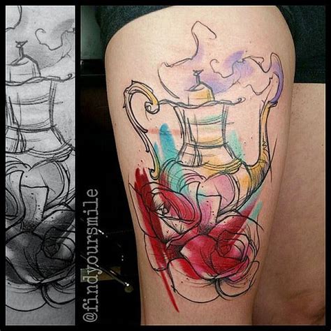 Watercolor tattoo - alice in wonderland watercolor tattoo - Google ...