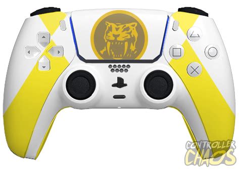 Morphin Time Yellow - PS5 - Custom Controllers - Controller Chaos