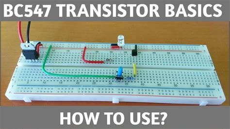 Bc547 Transistor As A Switch