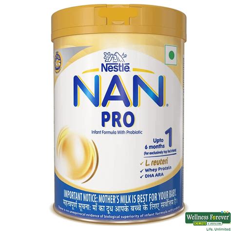 Buy Nestle Nan Pro 1 Follow-Up Formula Powder, Tin Pack, 400 g Online ...