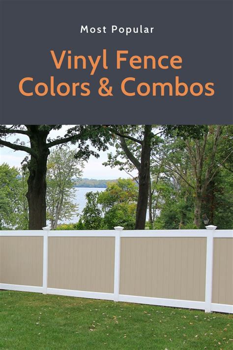 Most Popular Vinyl Fence Colors & Combos | Vinyl fence colors, Vinyl ...