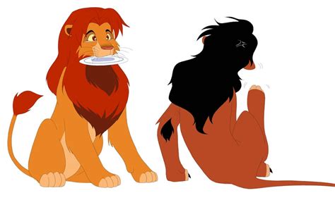 Simba, Scar by Matsuri1128 on DeviantArt