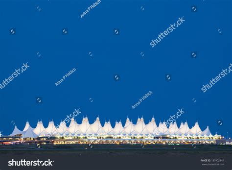 Denver International Airport Night Stock Photo 131902841 | Shutterstock