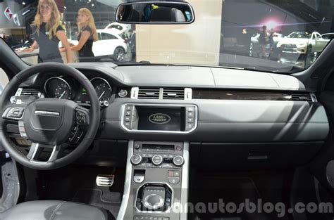 2016 Range Rover Evoque dashboard at the 2015 IAA