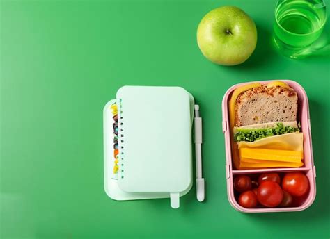 Premium Photo | School lunch box