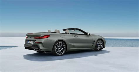 2023 Bmw M850i Convertible In Frozen Skyscraper Grey With Blue Roof