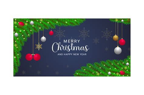 Christmas Banner with Lights Graphic by Abu Ashik · Creative Fabrica