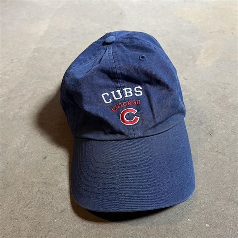 Vintage Cubs Snapback Hat - Depop