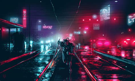 Neon Cyberpunk Wallpapers - Top Free Neon Cyberpunk Backgrounds ...