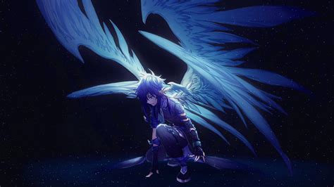 Blue Angel With Wings Anime, HD Anime, 4k Wallpapers, Images ...