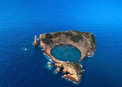 Islet Of Vila Franca Do Campo Formed By The Crater Of An Old Underwater ...