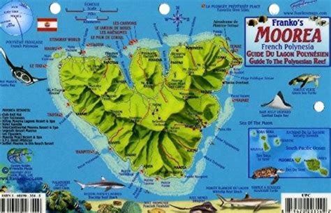 Moorea French Polynesia Map - Map Of Stoney Lake