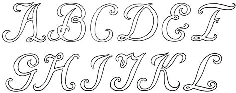 Traceable Printable Hand Embroidery Letters Patterns Free