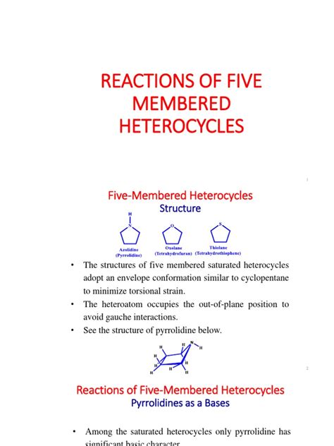 sch_402_reactions_of_five_membered_heterocycles | PDF | Heterocyclic ...