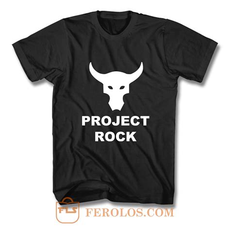 Project Rock Logo T Shirt | FEROLOS.COM