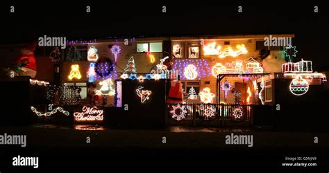 Christmas lights across the UK Stock Photo - Alamy