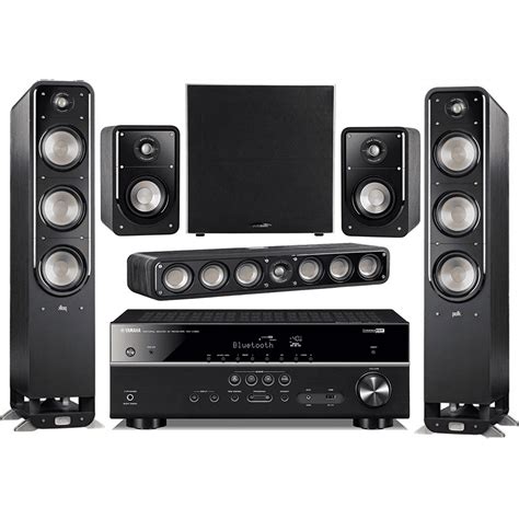 Yamaha 5.1-Channel Wireless Bluetooth 4K 3D A/V Surround Sound Receiver ...