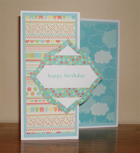 Kelly Creates: Tri fold Birthday Card