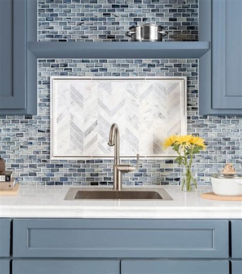 Glass Mosaic Tile Backsplash Canada - Glass Designs