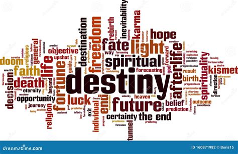 Destiny word cloud stock vector. Illustration of destiny - 160871982