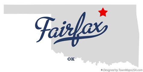 Map of Fairfax, OK, Oklahoma