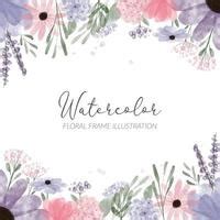 Watercolor Flower Vector Art, Icons, and Graphics for Free Download