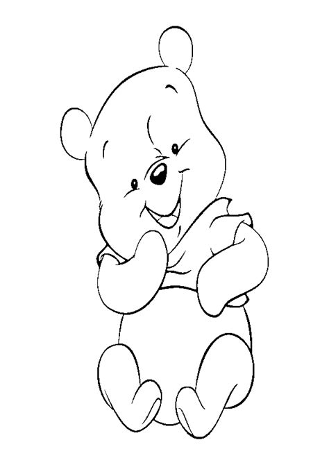 Dibujo De Winnie De Pooh Para Imprimir Y Colorear Cartoon Art Drawing